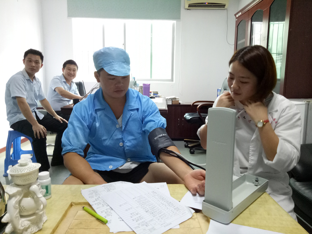 關注健康，領航集團組織員工健康體檢