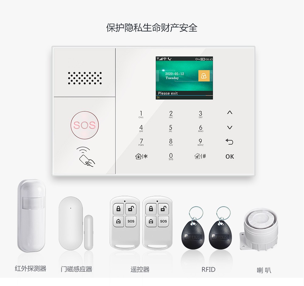 智能家居防盜報(bào)警家電控制系統(tǒng)方案是怎樣的？